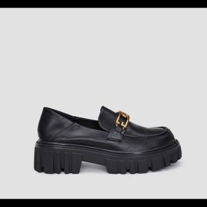 Black Leather Loafers